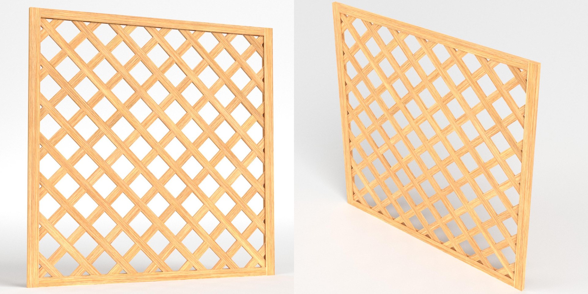 3D Wooden Mesh Panel Module 1 - TurboSquid 2060331