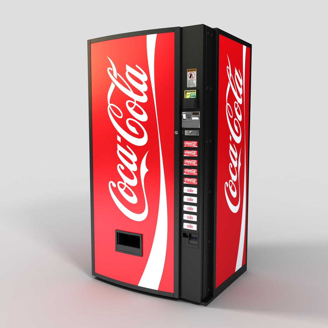 soda machine obj