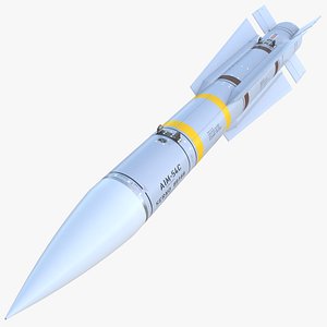 3D aim-54c phoenix missile model