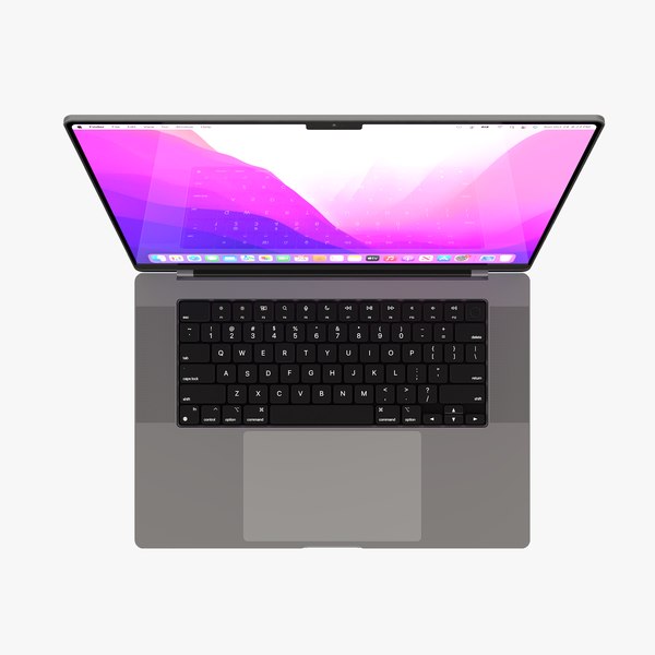 3D MacBook Pro 16-inch 2021