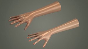 fps hands hands left hand right hand tattoos dirty hands 3D model