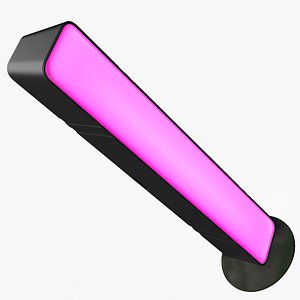 Vertical Purple Backlight Lamp