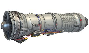 Military Supersonic Afterburning Turbofan Engine