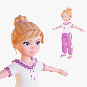 Cartoon girl