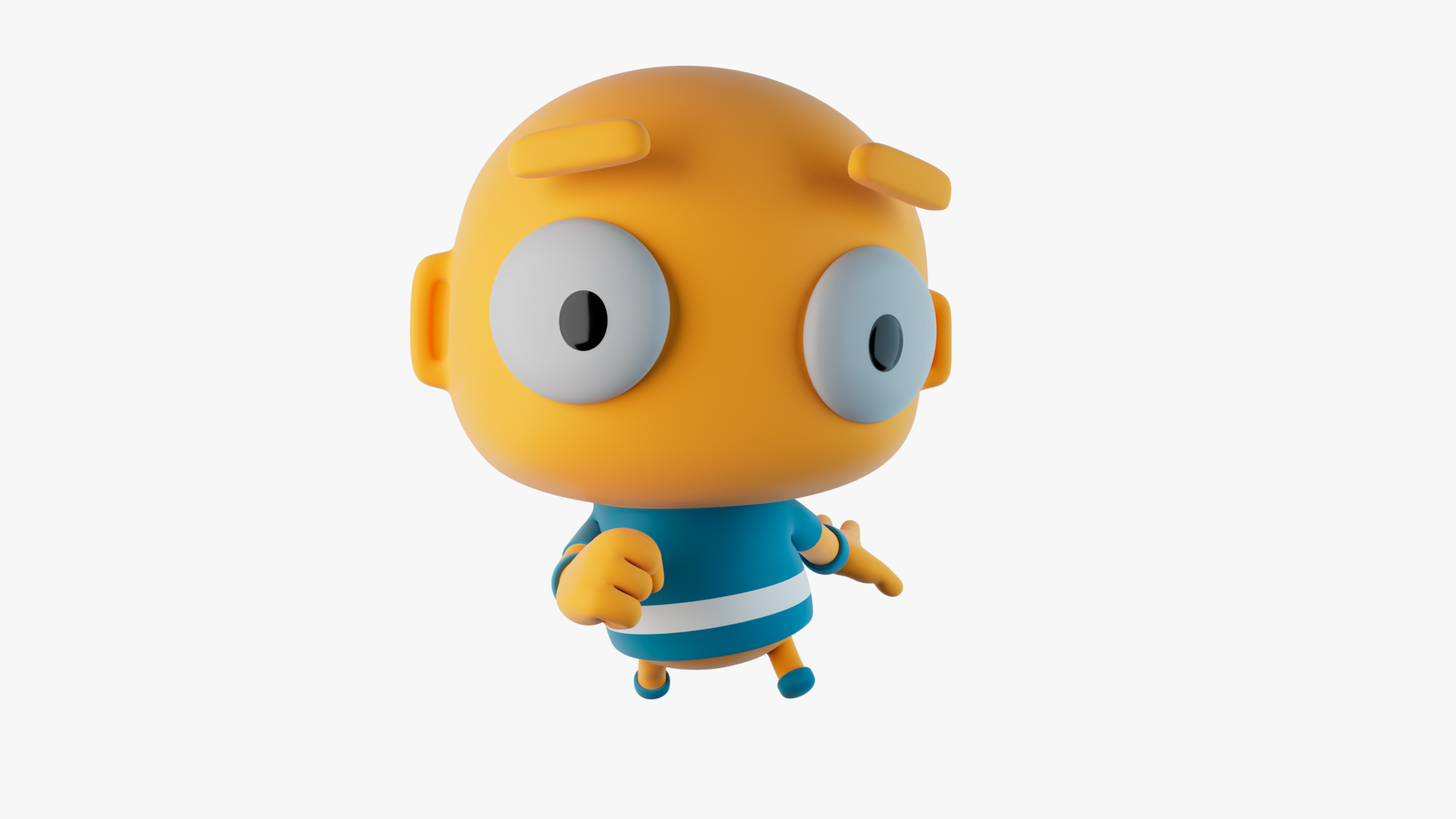 Yolo Rigged Cartoon Character 3D Model - TurboSquid 2123303