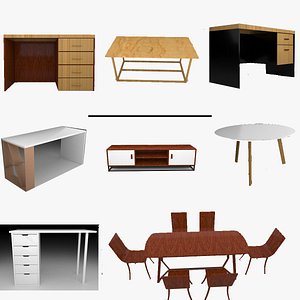 8 pieces of furniture