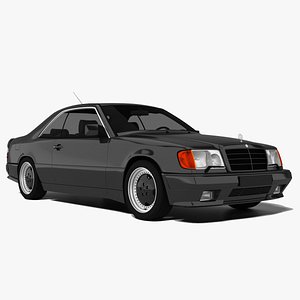 3D Mercedes-Benz E-Class AMG coupe model