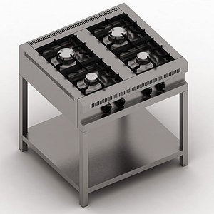 burner stainless steel 3d max