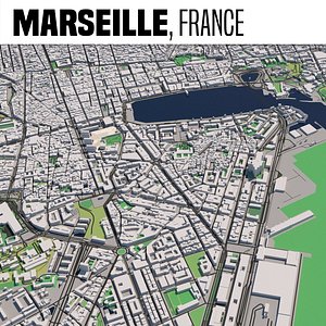 3D city marseille
