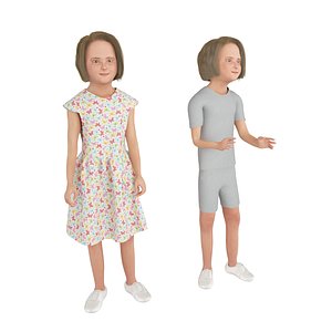 3D real cloths loop animation model