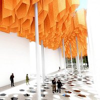 Hexagonal honeycomb shade