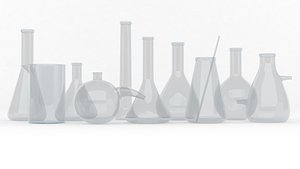 3D model Chemical Flask