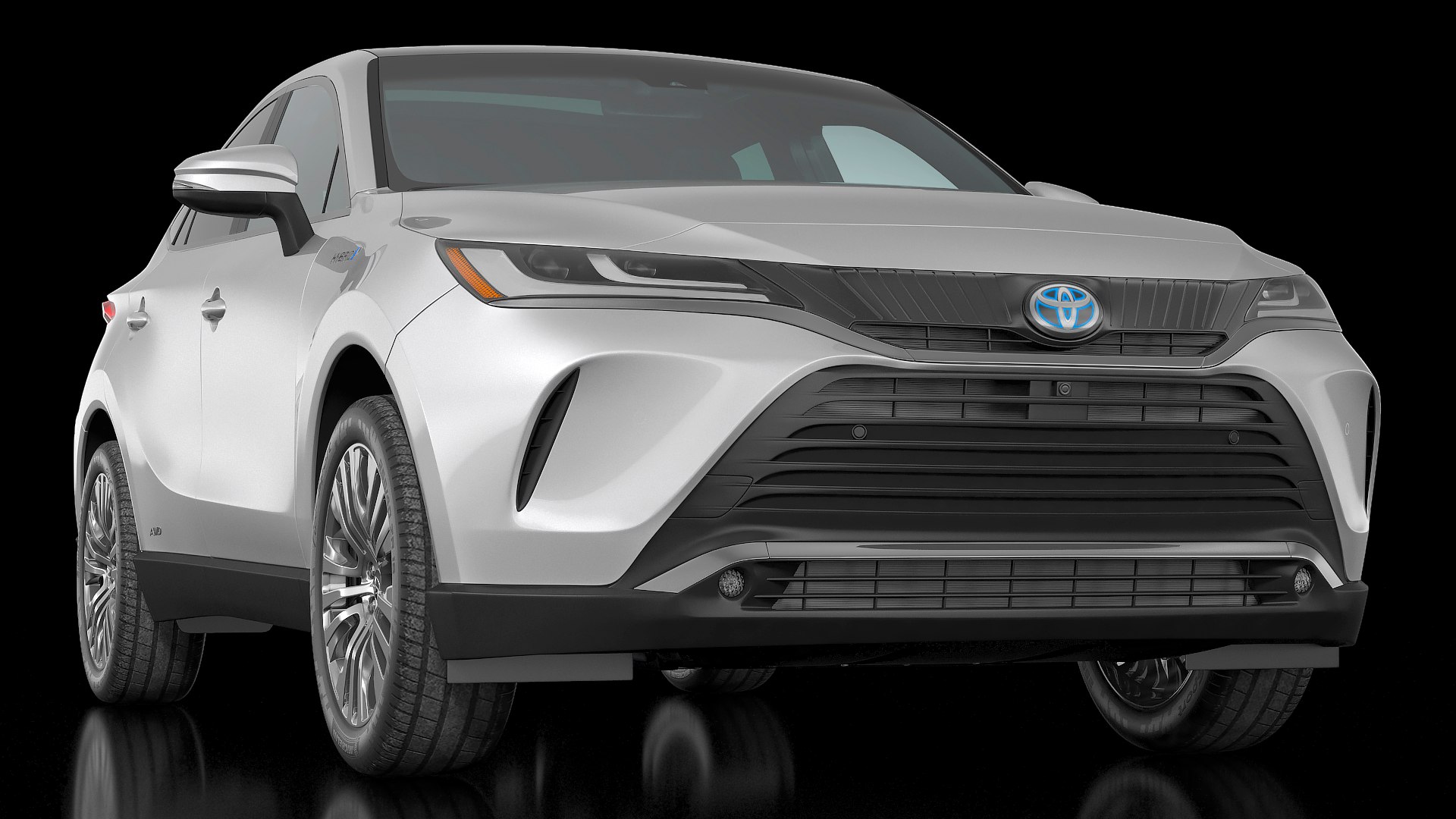Hybrid SUV Toyota Venza 3D model preview