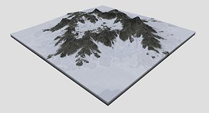 terrain maps 3D model