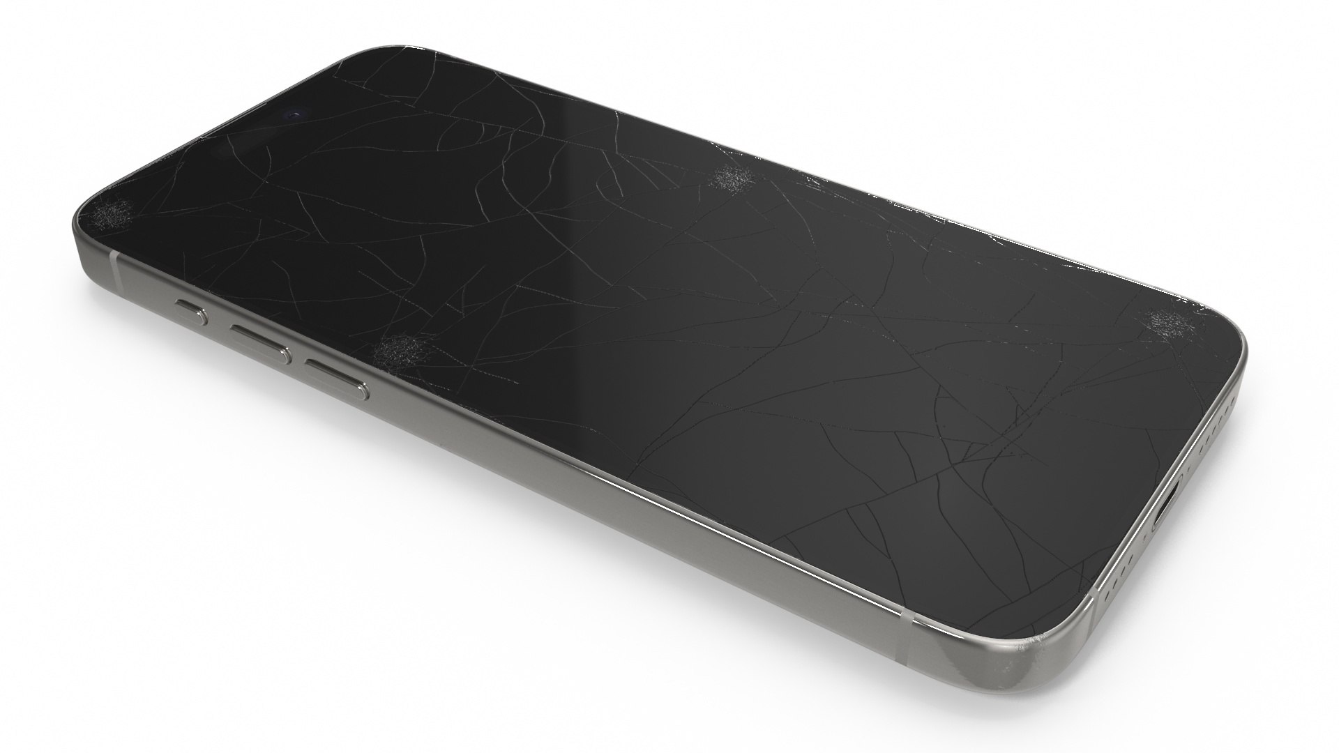 3D Apple Titanium IPhone 15 Pro Max White Cracked https://p.turbosquid.com/ts-thumb/f9/KlyIgW/28/appletitaniumiphone15promaxwhitecracked3dsmodel017/jpg/1720062595/1920x1080/fit_q87/211af5abc8f8cb006d2309b7fb3e7103764e70c7/appletitaniumiphone15promaxwhitecracked3dsmodel017.jpg