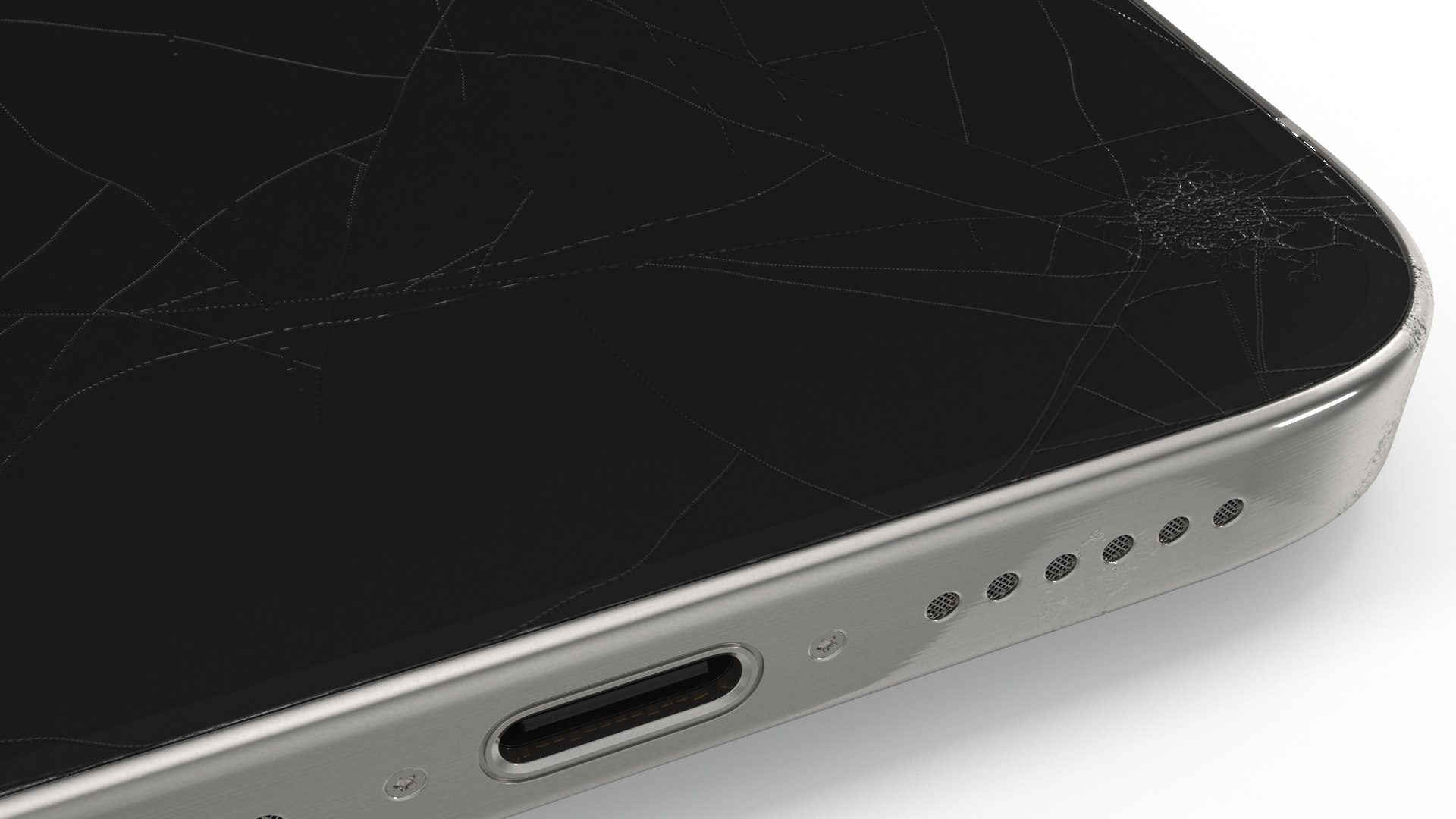 3D Apple Titanium IPhone 15 Pro Max White Cracked https://p.turbosquid.com/ts-thumb/f9/KlyIgW/C8/appletitaniumiphone15promaxwhitecracked3dsmodel016/jpg/1720062591/1920x1080/fit_q87/466ad1e05e5c1342e761a2e4ae106438027536ef/appletitaniumiphone15promaxwhitecracked3dsmodel016.jpg