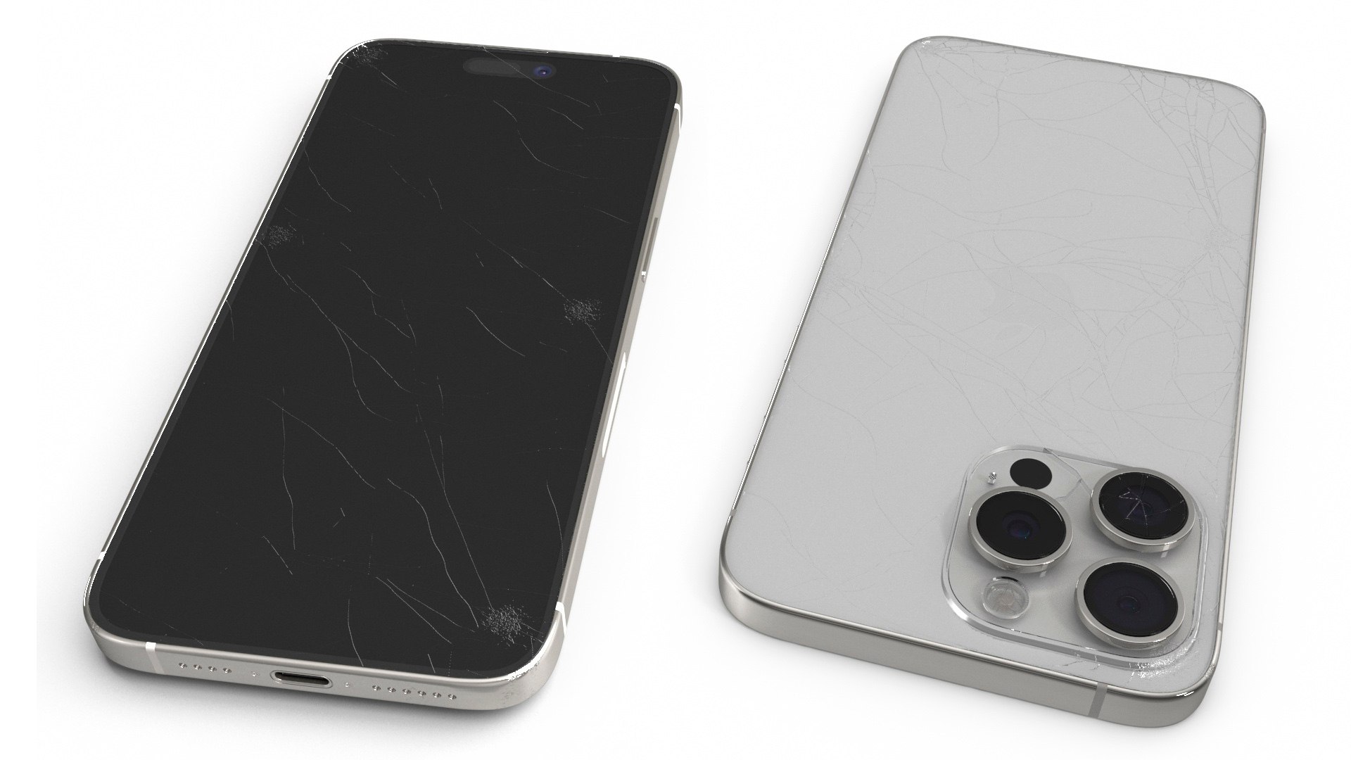 3D Apple Titanium IPhone 15 Pro Max White Cracked https://p.turbosquid.com/ts-thumb/f9/KlyIgW/XT/appletitaniumiphone15promaxwhitecracked3dsmodel018/jpg/1720062598/1920x1080/fit_q87/d7c6bd49d4cb2e79ddf880bd9002b1d5cfee71dd/appletitaniumiphone15promaxwhitecracked3dsmodel018.jpg