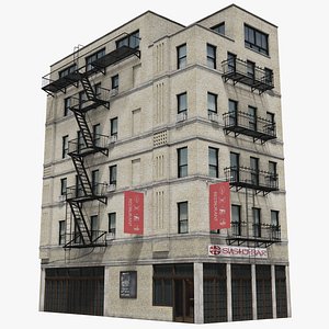 Manhattan Building 10-8K PBR Textures 3D