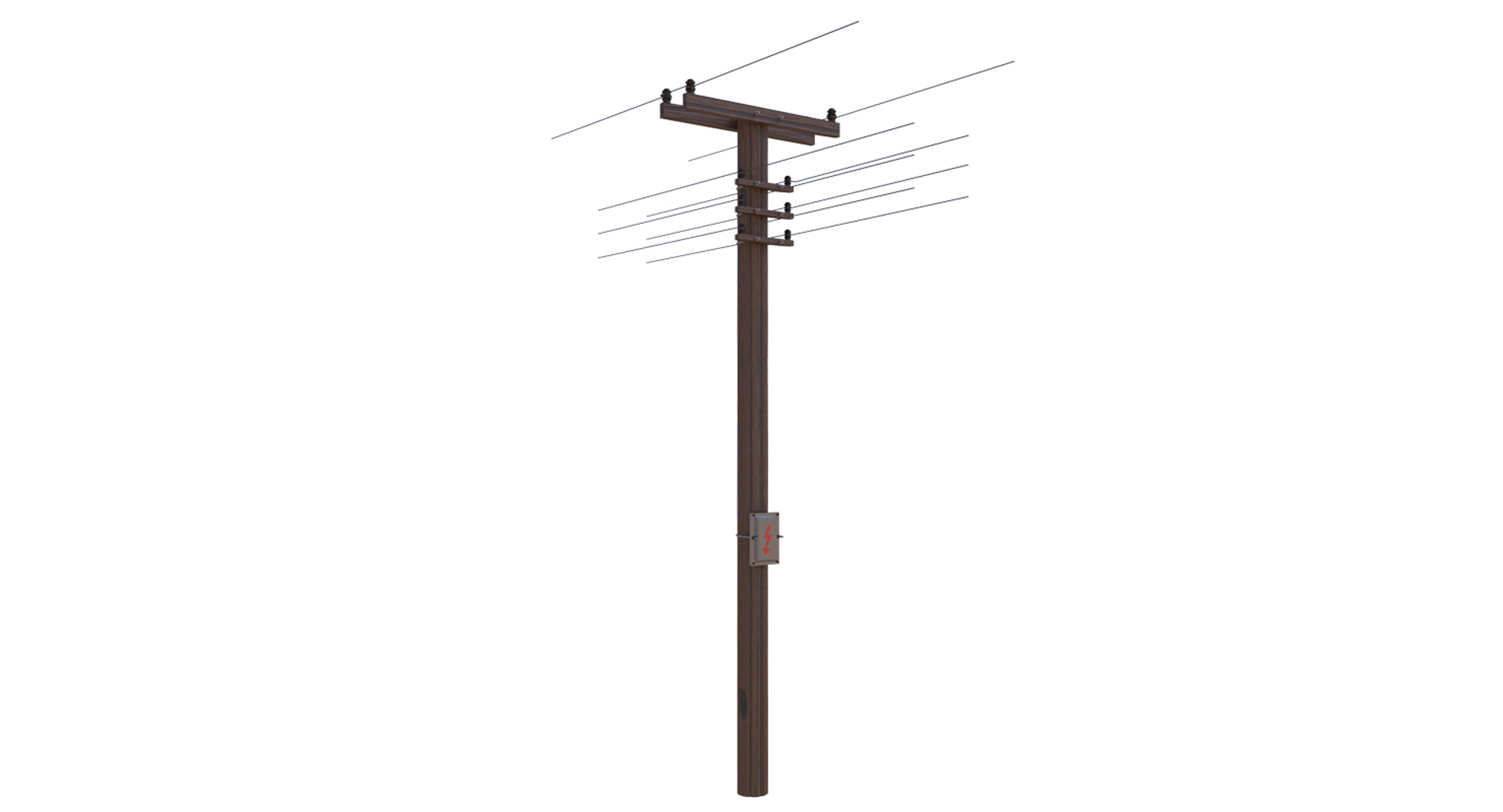 Telephone Poles 3D - TurboSquid 1152144