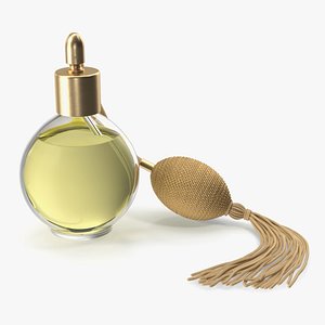 Golden Perfume Bottle Pump with Hose