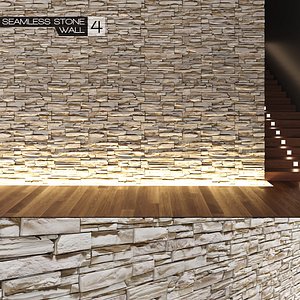 3D Seamless Wall 4 (Stacked Stone)