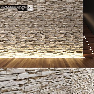 3D Seamless Wall 4 (Stacked Stone)