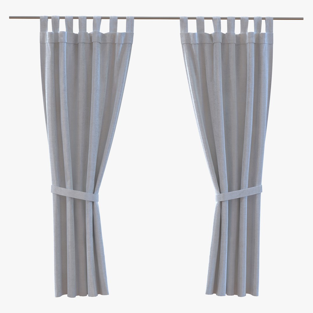 Curtain 3D model preview