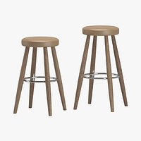 Hans Jorgensen Wegner CH56 CH58 Stool