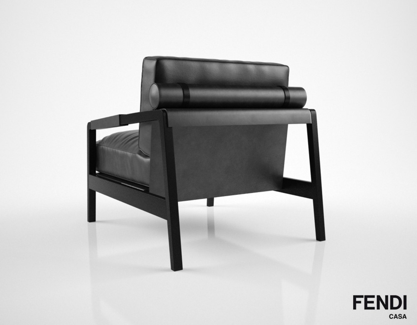 Fendi Casa Kathy Armchair 3d Model