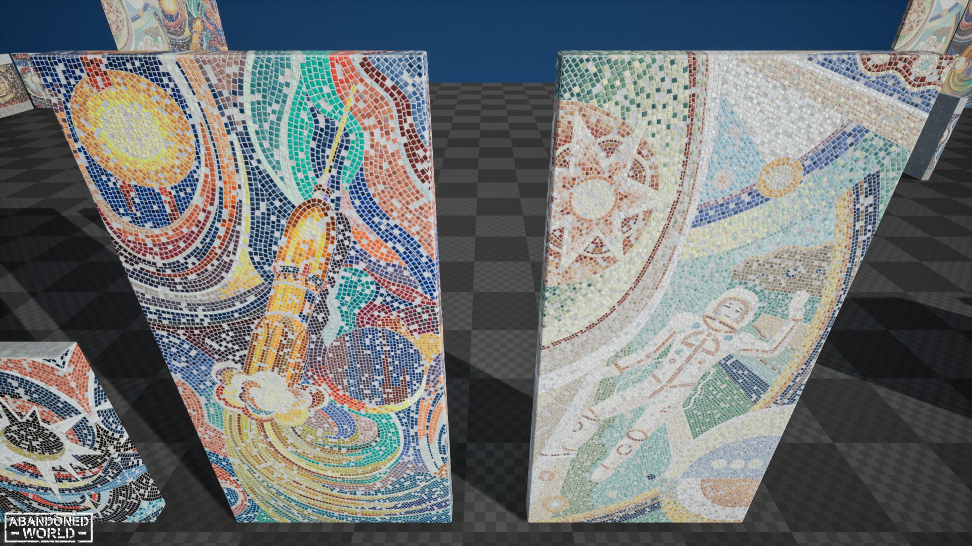 3D Soviet Mosaics Pack for UE4 and Unity model https://p.turbosquid.com/ts-thumb/f9/gkKOvA/A5/screenshot00007/jpg/1668134201/1920x1080/fit_q87/ecbb4bbec3f2a0827f4df949cb107840a464747b/screenshot00007.jpg