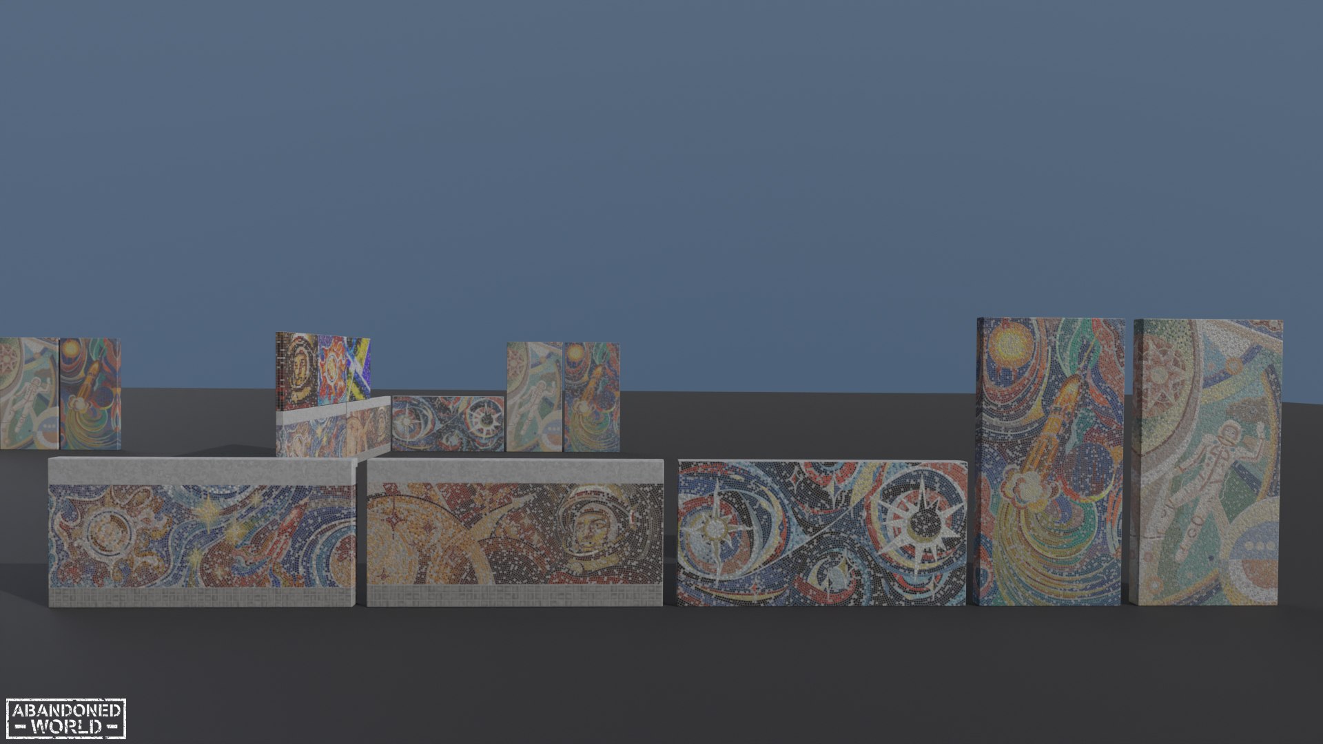 3D Soviet Mosaics Pack for UE4 and Unity model https://p.turbosquid.com/ts-thumb/f9/gkKOvA/VK/rendermosaic_008/jpg/1668134520/1920x1080/fit_q87/97ccf0ace20d243ffc56e1029f9f2e27ade93ce1/rendermosaic_008.jpg