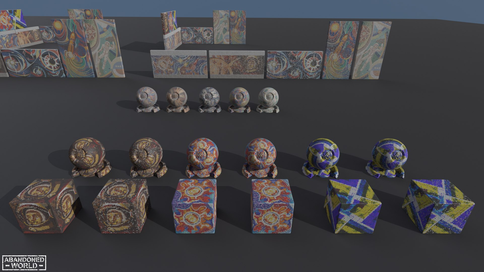 3D Soviet Mosaics Pack for UE4 and Unity model https://p.turbosquid.com/ts-thumb/f9/gkKOvA/i5/rendermosaic_006/jpg/1668134518/1920x1080/fit_q87/4e0c54b7d5dcaf397e8f6f407ce4cc006ff3315d/rendermosaic_006.jpg