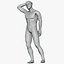 Mannequin masculin en pose 7 PBR