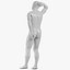 Mannequin masculin en pose 7 PBR