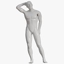 Male mannequin pose 7 PBR