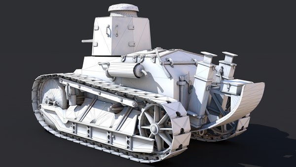 3D fiat 3000 light tank model - TurboSquid 1449463