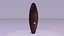 Máscara de pared africana decorativa 10 modelo 3D de alta poli