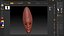 Máscara de pared africana decorativa 10 modelo 3D de alta poli