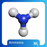 Ammonia 3D Model NH3