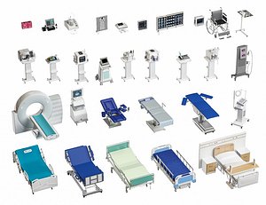Medical Equipment Medical Table Medical CT Scanner Monitor Medical Device Hospital Bed