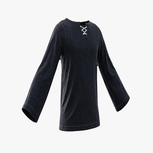 3D Medieval Shirt Lace Up PBR Game Ready 4K Textures 3D model FREE model