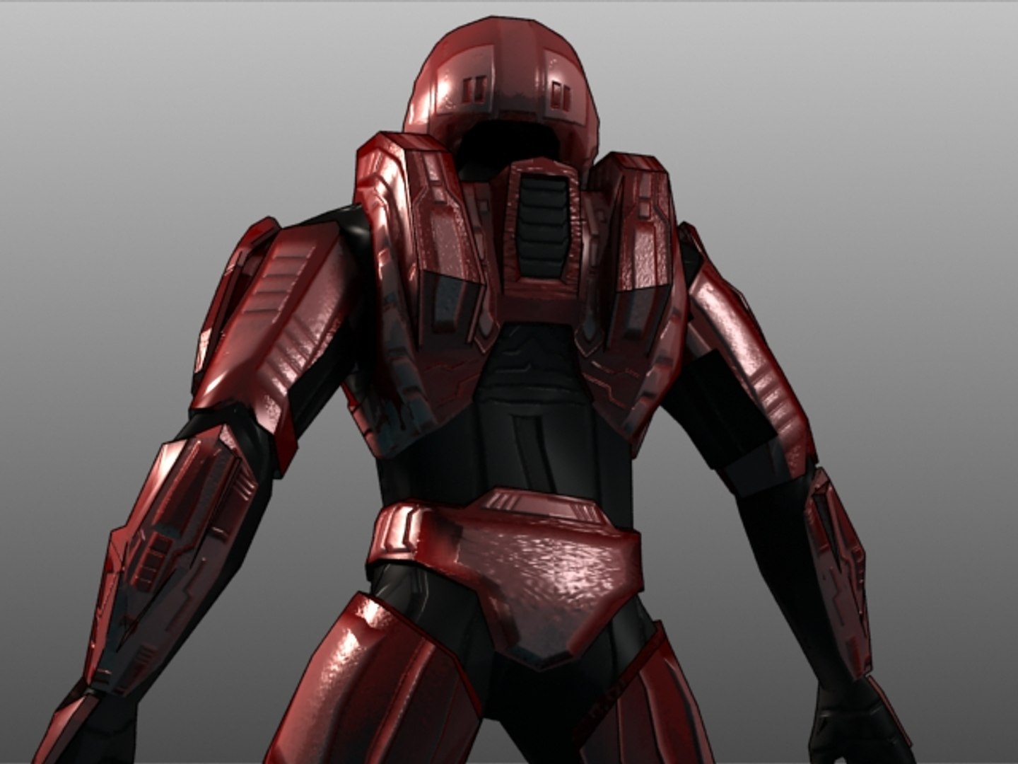 master chief 3d model