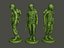 Soldat américain ww2 marche A2