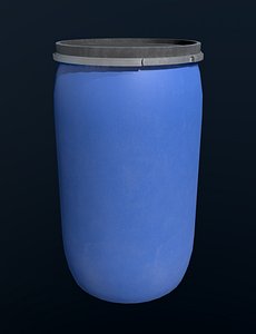 3D Plastic barrel