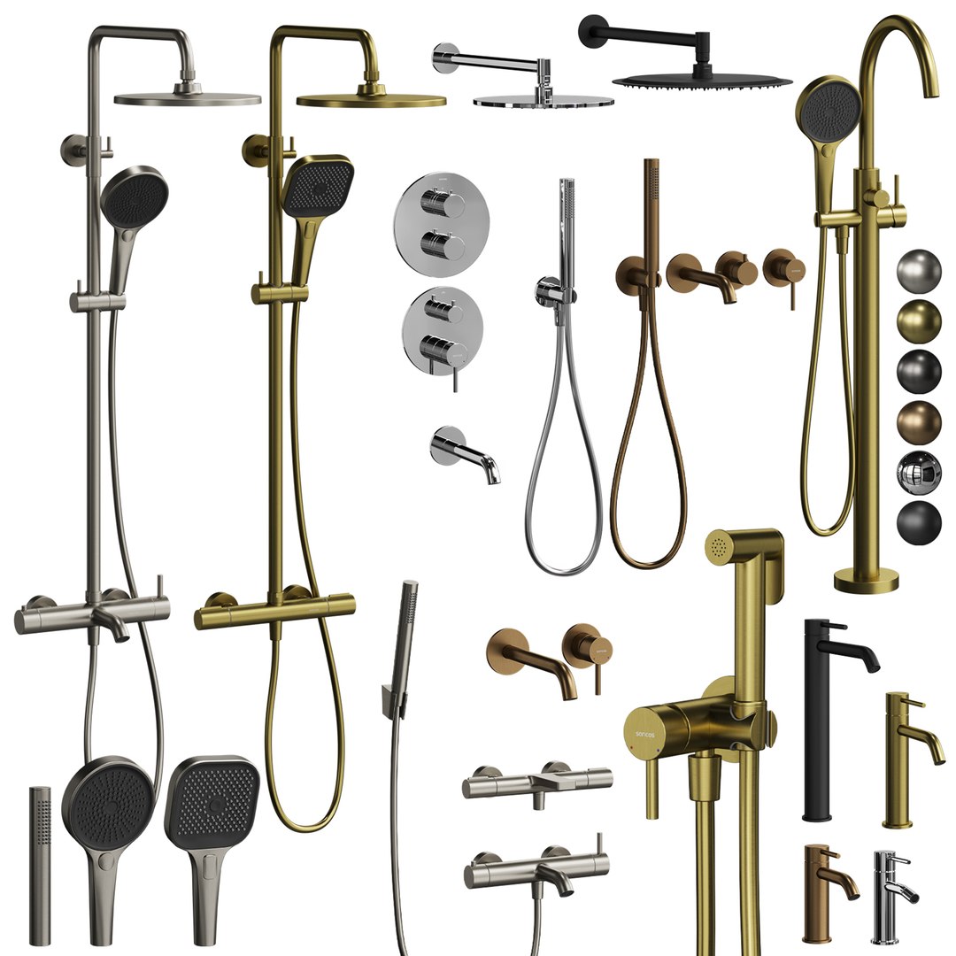 Sancos Etna faucets with 3 types of handheld showerheads 3D https://p.turbosquid.com/ts-thumb/fA/9MD0yE/m3/2/jpg/1786343216/1920x1080/fit_q87/fb3665997750b050c2ee11636cc024418d081067/2.jpg
