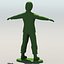 3d max female toy soldier