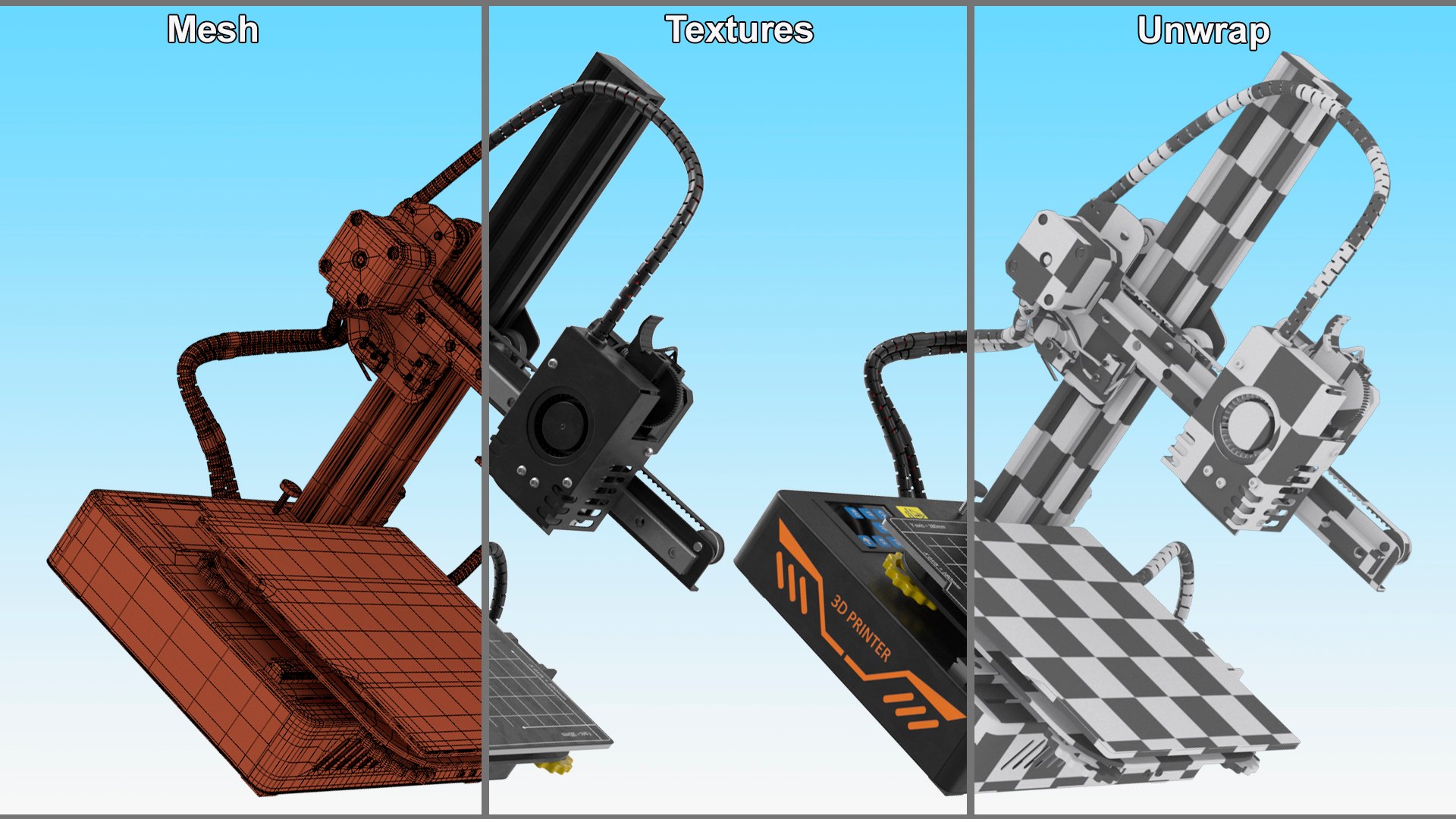Mini Home 3D Printer Rigged Model - TurboSquid 2354743