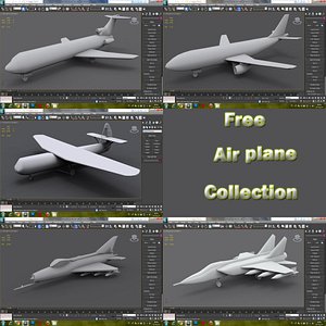 3d max Airplane collection