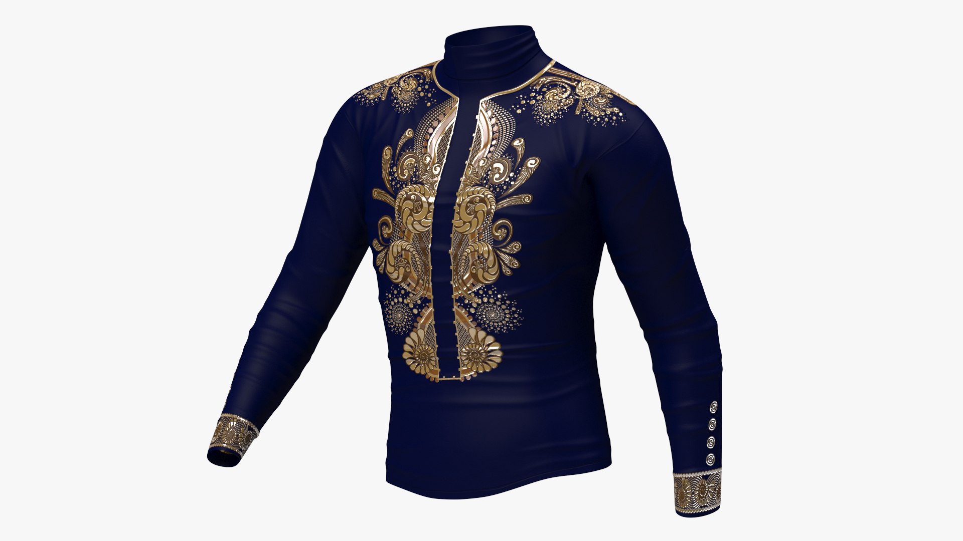 Fashionable Style Jacket 3D model preview