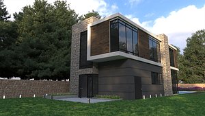 3D Villa house model